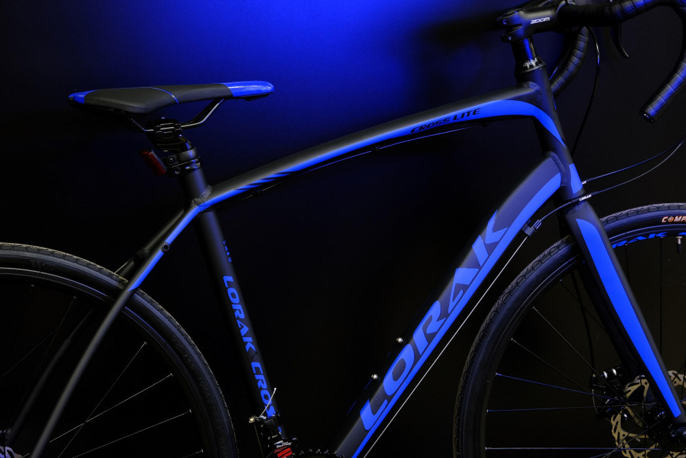 Lorak Cross Lite Матовый Чёрный/Синий