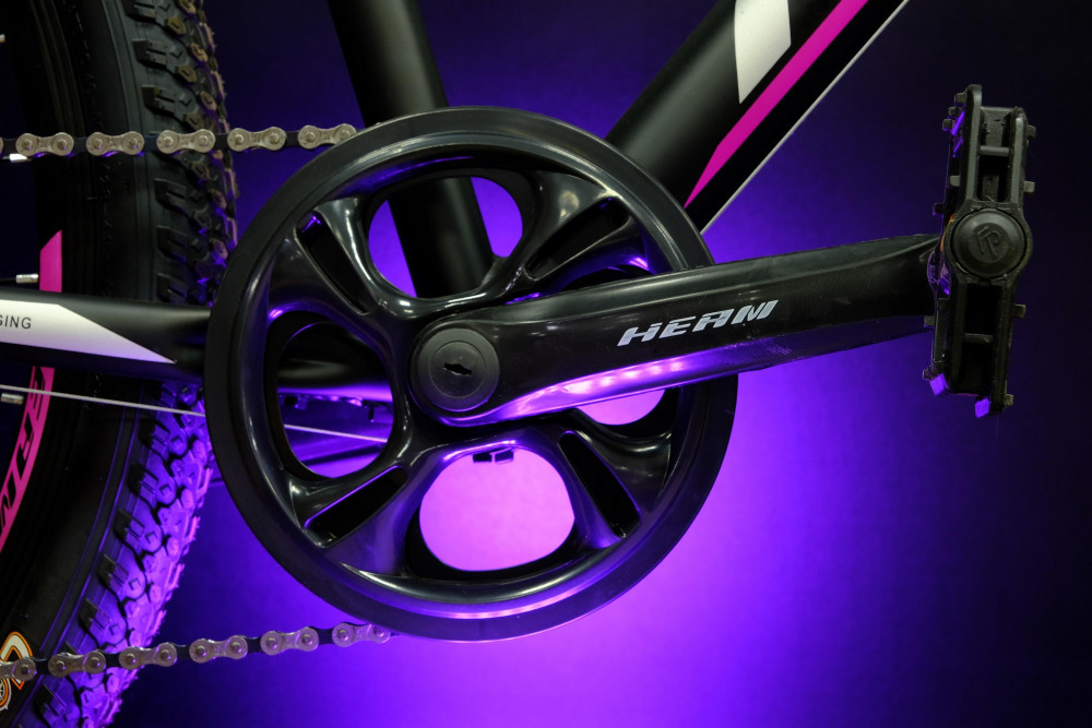 HEAM MATRIX 26 GIRL DISK Матовый Чёрный/Розовый рама 17 (на рост 155-173)