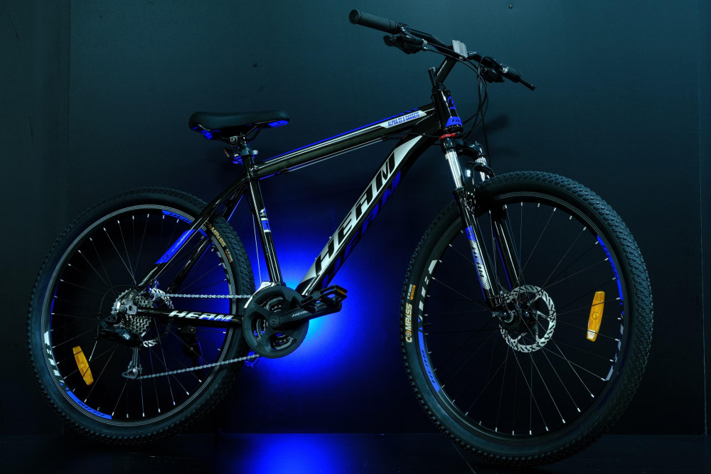 HEAM ALPHA 27,5 Cassete Чёрный/Синий глянец рама 19 (на рост 171-182)